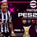 eFOOTBALL PES 2022 PPSSPP ANDROID ESTILO PS5 EUROPEUS NOVAS TRANSFERÊNCIAS CLUBES FACES ATUALIZADOS