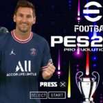 eFootball PES 2022 PPSSPP ANDROID ESTILO PS5 EUROPEUS ELENCOS CLUBES & FACES ATUALIZADOS
