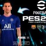 eFOOTBALL PES 2022 PPSSPP ANDROID ESTILO PS5 EUROPEUS NOVAS TRANSFERÊNCIAS CLUBES FACES ATUALIZADOS