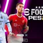 EFOOTBALL PES 2022 PPSSPP ANDROID ESTILO PS5 EUROPEUS NOVAS LIGAS FACES REALISTAS ELENCOS ATUALIZADO