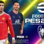 eFOOTBALL PES 2022 PPSSPP ANDROID ESTILO PS5 GRÁFICOS EUROPEUS NOVAS TRANSFERÊNCIAS FACES EQUIPES