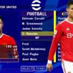EFOOTBALL PES 2022 PPSSPP ANDROID PS5 GRÁFICOS EUROPEUS NOVAS FACES REALISTAS EQUIPES ATUALIZADOS