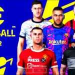 eFOOTBALL PES 2022 PPSSPP ANDROID ESTILO PS5 EUROPEUS NOVAS TRANSFERÊNCIAS FACES & KITS 2022