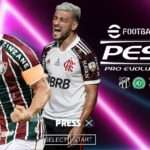 eFOOTBALL PES 2022 PPSSPP BRASILEIRÃO + EUROPEUS V3 NOVAS FACES ULTRA REALISTAS ELENCOS & KITS 2022