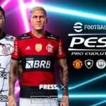 eFOOTBALL PES 2022 PPSSPP ANDROID VERSÃO BRASIL ULTIMATE BRASILEIRÃO A B C D NOVAS FACES + KITS 22