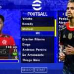 eFOOTBALL PES 2022 PPSSPP ANDROID BRASILEIRÃO A B C e D ELENCOS TOTALMENTE ATUALIZADOS FACES 2022