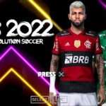 eFOOTBALL PES 2022 PPSSPP ANDROID BRASILEIRÃO A e B COPA LIBERTADORES ELENCOS FACES REALISTAS 2022