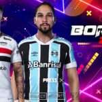 eFOOTBALL PES 2022 PPSSPP BRASILEIRÃO A e B EUROPEUS LIBERTADORES ELENCOS FACES REALISTAS + KITS 23