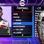 EFOOTBALL PES 2022 PPSSPP PS5 GRÁFICOS BRASILEIRÃO & EUROPEUS ELENCOS FACES REALISTAS & KITS 22/23