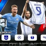 EFOOTBALL PES 2022 PPSSPP BRASILEIRÃO & EUROPEUS FACES REALISTAS ELENCOS • COPA DO MUNDO & KITS 22