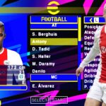 EFOOTBALL PES 2022 PPSSPP – DOWNLOAD ESTILO PS5 EUROPEUS ELENCOS DIVERSAS FACES REALISTAS & KITS /22