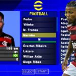 EFOOTBALL PES 2023 PPSSPP PATCH DOWNLOAD BRASILEIRÃO e EUROPEUS FACES REALISTAS ELENCOS & KITS/22/23