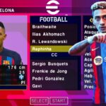 EFOOTBALL ™ PES 2023 PPSSPP PATCH BRASILEIRÃO e EUROPEUS ELENCOS FACES REALISTAS + KITS 2023