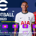 BOMBA PATCH PES 2023 PPSSPP BRASILEIRÃO e EUROPEUS LIBERTADORES ELENCOS FACES REALISTAS + KITS 2023