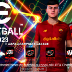 EFOOTBALL PES 2023 PPSSPP DOWNLOAD PATCH EUROPEUS NOVAS TRANSFERÊNCIAS FACES REALISTAS + KITS 2023