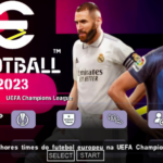 EFOOTBALL PES 2023 PPSSPP PATCH EUROPEUS NOVIDADES FACES 4K REALISTAS NOVAS TRANSFERÊNCIAS + KITS 23