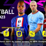 EFOOTBALL PES 2023 PPSSPP BRASILEIRÃO e EUROPEUS NOVAS FACES ELENCOS BOLAS ESTÁDIOS + KITS 2023