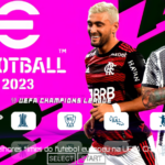 EFOOTBALL PES 2023 PPSSPP PATCH BRASILEIRÃO e EUROPEUS NOVAS FACES REALISTAS ELENCOS BOLAS + KITS 23