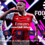 EFOOTBALL PES 2023 PPSSPP BRASILEIRÃO e EUROPEUS FACES REALISTAS NOVAS CHUTEIRAS ELENCOS + KITS/23
