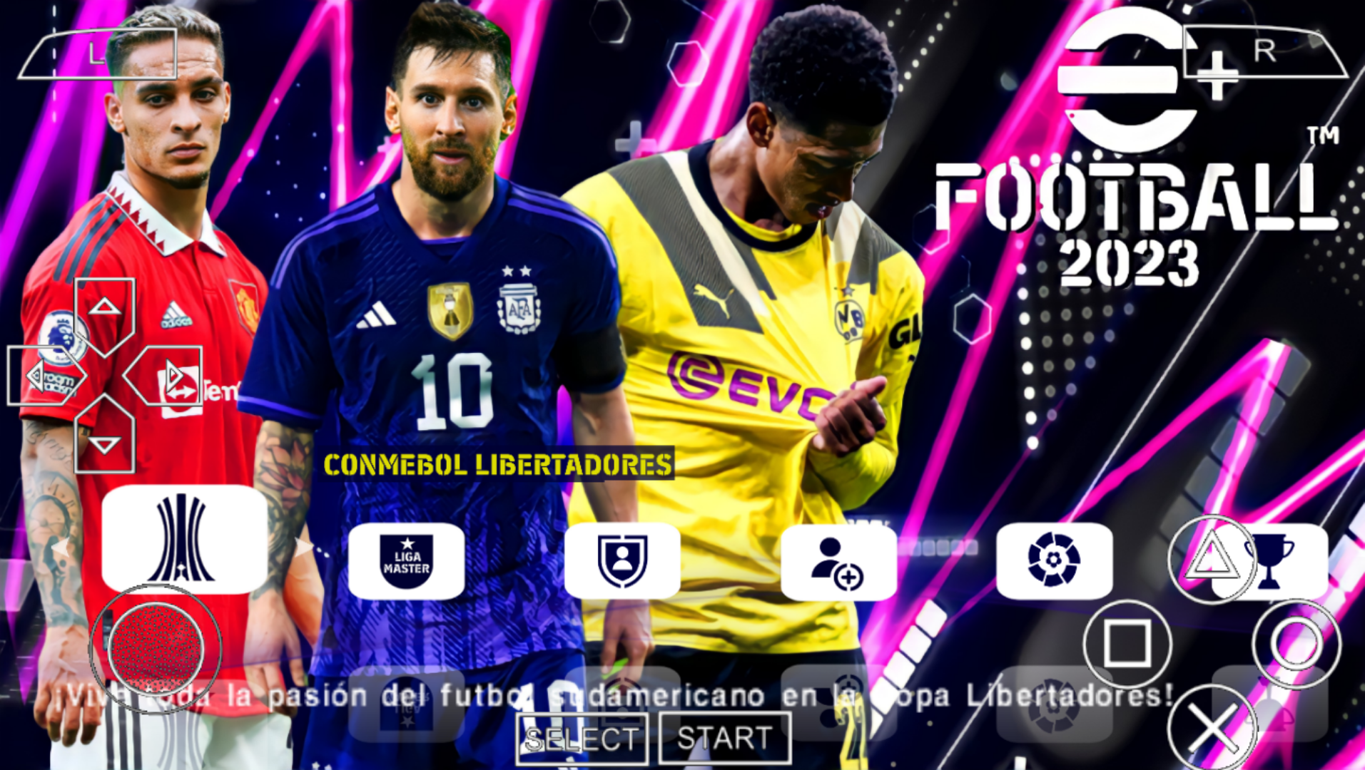 EFOOTBALL PES 2023 ISO PPSSPP + EUROPEUS + FACES 2K REALISTAS + ELENCOS  ATUALIZADOS + KITS 22/23