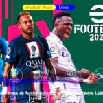 EFOOTBALL PES 2023 PPSSPP V PATCH GRÁFICOS MELHORADOS FACES REALISTAS ELENCOS + KITS 22/23