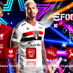 EFOOTBALL 2023 PPSSPP EUROPEUS ELENCOS ATUALIZADOS NOVAS FACES REALISTAS + KITS 22/23