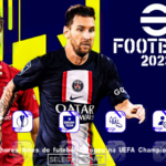 EFOOTBALL PES 2023 PPSSPP V PATCH ESTILO PS5 EUROPEUS FACES REALISTAS ELENCOS + KITS 22/23