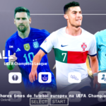 EFOOTBALL PES 2023 PPSSPP V PATCH EUROPEUS e BRASILEIRÃO ELENCOS ATUALIZADOS + KITS 22/23