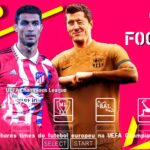 EFOOTBALL PES 2023 PPSSPP ANDROID EUROPEUS ELENCOS FACES REALISTAS NOVAS BOLAS ATUALIZADOS + KITS 23