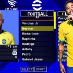 EFOOTBALL PES 2023 PPSSPP ANDROID PATCH OFFLINE EUROPEUS NOVAS FACES ELENCOS SELEÇÕES + KITS 23