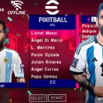 EFOOTBALL PES 2023 PPSSPP PATCH OFFLINE 2022 EUROPEUS NOVAS FACES REALISTAS CABELOS ELENCOS SELEÇÕES + KITS 23