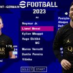 EFOOTBALL PES 2023 PPSSPP EUROPEUS e BRASILEIRÃO NOVAS FACES REALISTAS ELENCOS 100% ATUALIZADOS + KITS 23