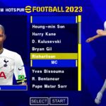 EFOOTBALL PES 2023 PPSSPP BRASILEIRÃO e EUROPEUS NOVAS FACES REALISTAS Com TATUAGENS ELENCOS ATUALIZADOS + KITS 23