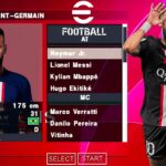 PES 2023 PPSSPP COM BRASILEIRÃO e EUROPEUS UEFA CHAMPIONS LEAGUE NOVAS FACES ELENCOS 2023