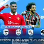 PES 2023 PPSSPP NOVOS GRÁFICOS COM BRASILEIRÃO e EUROPEUS NOVAS FACES ELENCOS ATUALIZADOS