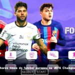 EFOOTBALL PES 2023 PPSSPP COM BRASILEIRÃO e EUROPEUS FACES CLUBES NOVOS KITS 2023/24 ATUALIZADOS