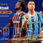 EFOOTBALL PES 2023 PPSSPP EUROPEUS NOVAS FACES REALISTAS LIGAS ELENCOS ATUALIZADOS + KITS 23/24