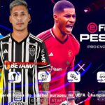 EFOOTBALL PES 2023 PPSSPP COPA LIBERTADORES BRASILEIRÃO e EUROPEUS NOVAS FACES REALISTAS ELENCOS ATUALIZADOS + KITS 23/24