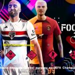 EFOOTBALL PES 2024 PPSSPP COM BRASILEIRÃO e EUROPEUS NOVAS FACES REALISTAS ELENCOS MENU ATUALIZADOS