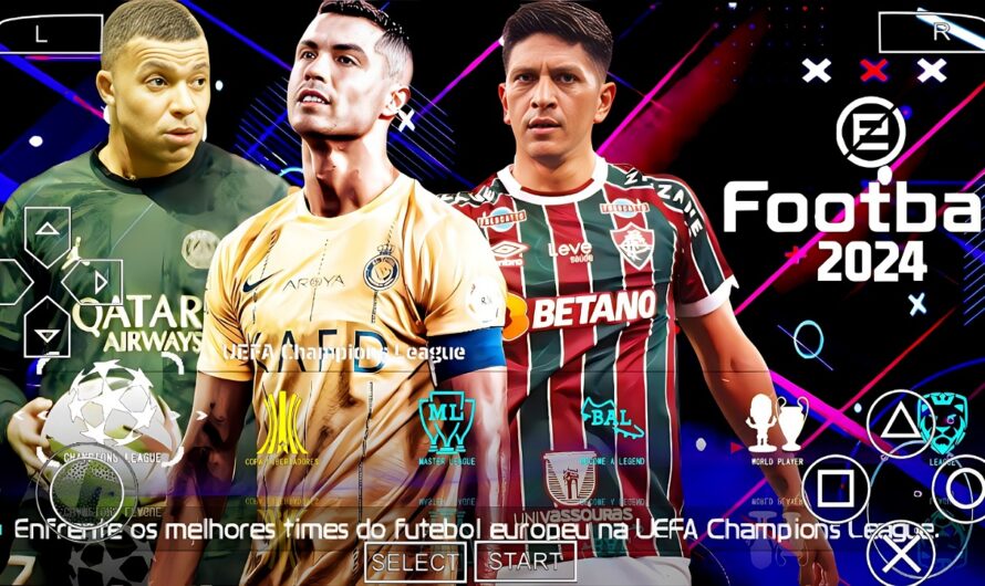 EFOOTBALL PES 2024 PPSSPP COM BRASILEIRÃO NOVAS FACES PATCH SUL AMERICANO ELENCOS ATUALIZADOS