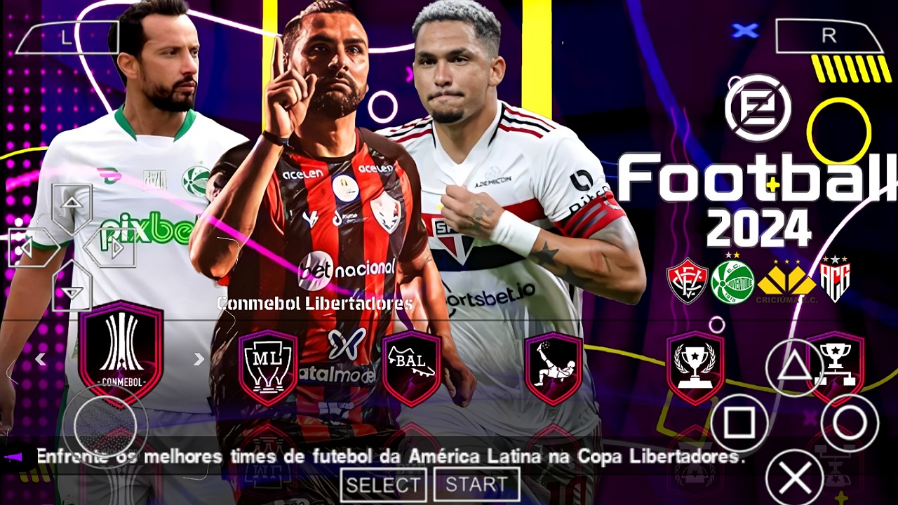 🔴 COMO JOGAR COM TIMES BRASILEIROS NO EFOOTBALL 2024 / PES 2024 -  BRASILEIRÃO SERIE A E SERIE B 