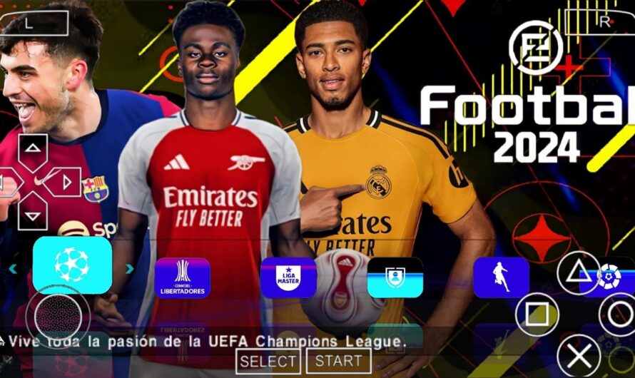 EFOOTBALL PES 2024 PPSSPP EUROPEUS NOVAS FACES 2K ELENCOS ATUALIZADOS + KITS 24/25