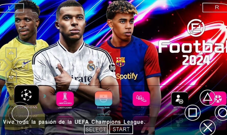 EFOOTBALL PES 2024 PPSSPP EUROPEUS NOVAS FACES ELENCOS 100% ATUALIZADOS + KITS 24/25