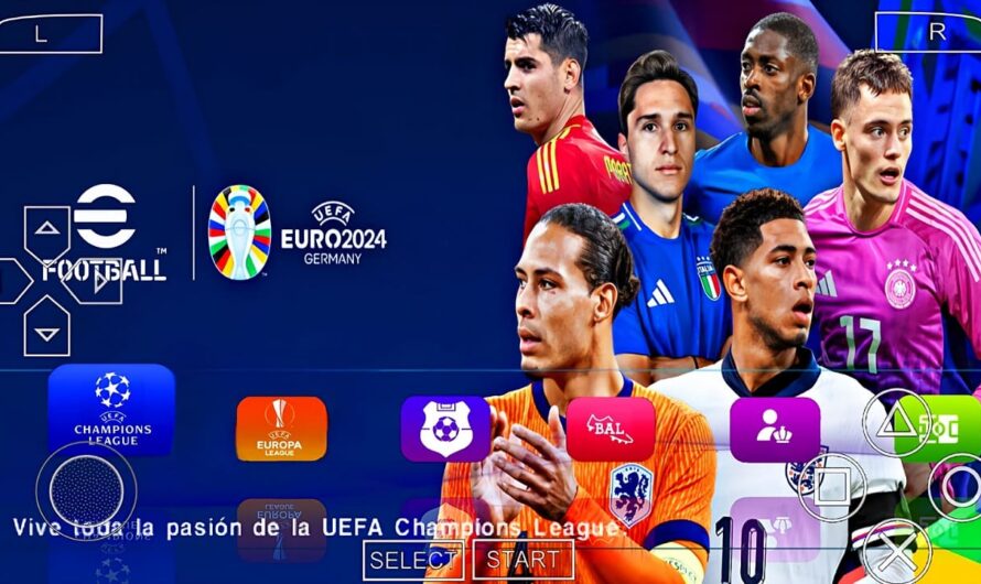 EFOOTBALL PES 2024 PPSSPP EUROCOPA EUROPEUS NOVAS FACES 2K ELENCOS 100% ATUALIZADOS + KITS 24/25