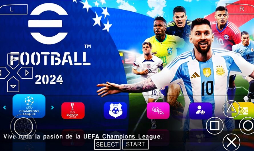 EFOOTBALL PES 2024 PPSSPP EUROPEUS NOVAS FACES 2K ELENCOS 100% ATUALIZADOS + KITS 24/25