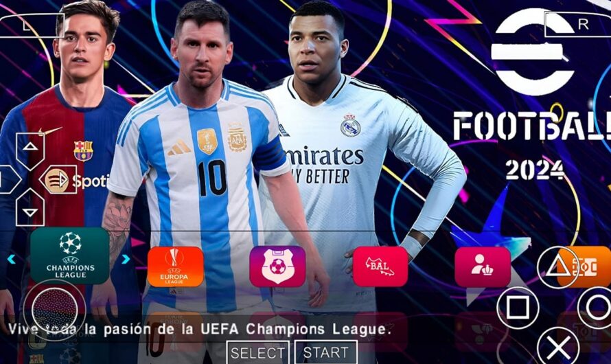 EFOOTBALL PES 2024 PPSSPP COPA AMÉRICA EUROPEUS NOVAS FACES 2K ELENCOS 100% ATUALIZADOS + KITS 24/25