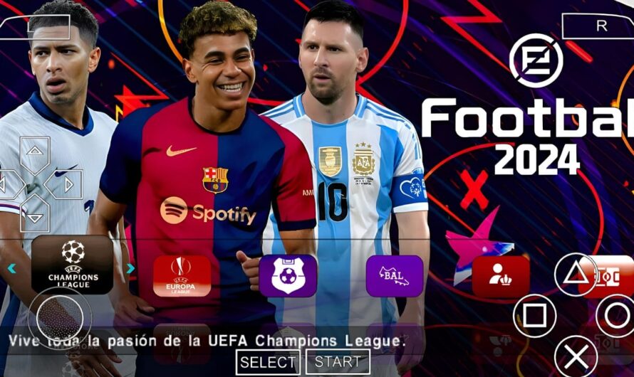 EFOOTBALL PES 2024 PPSSPP EUROPEUS NOVAS FACES 2K ELENCOS 100% ATUALIZADOS + KITS 24/25