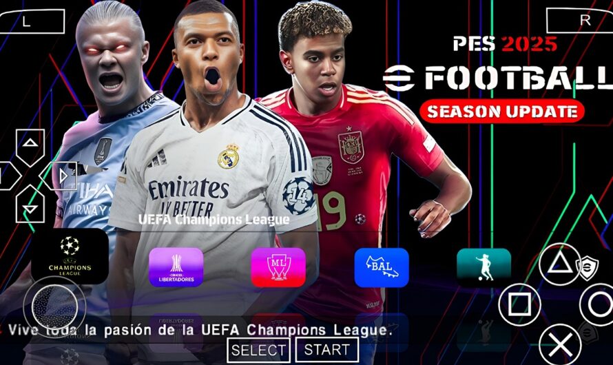 EFOOTBALL PES 2025 PPSSPP EUROPEUS FACES REALISTAS ELENCOS 100% ATUALIZADOS + KITS 24/25