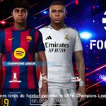 EFOOTBALL PES 2025 PPSSPP EUROPEUS e BRASILEIRÃO NOVAS FACES REALISTAS ELENCOS ATUALIZADOS