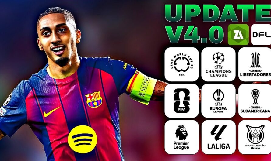 DFL 25 ANDROID V4.0: NOVAS TRANSFERÊNCIAS, KITS 25/26, MUNDIAL DE CLUBES 2025 E MUITO MAIS…